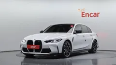 2022 BMW M3 M3 Sedan Competition M xDrive, белый — фото 1