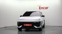2023 Hyundai Kona Gasoline 1.6 Turbo 2WD, белый — фото 3