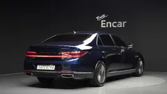 2021 Genesis G90 3.8 AWD, синий — фото 2