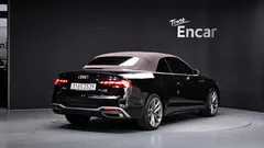2021 Audi A5 45 TFSI Quattro Cabriolet, чёрный — фото 2