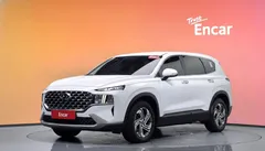 2022 Hyundai Santafe Diesel 2.2 2WD, белый — фото 1