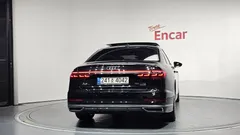 2021 Audi A8 55 TFSI Quattro LWB, чёрный — фото 4