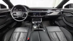 2021 Audi A8 55 TFSI Quattro LWB, чёрный — фото 7