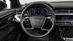 2021 Audi A8 55 TFSI Quattro LWB, чёрный — фото 13