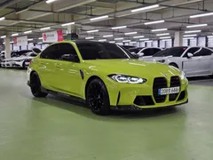 2022 BMW M3 M3 Sedan Competition M xDrive, 연두색 — фото 4