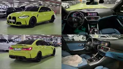 2022 BMW M3 M3 Sedan Competition M xDrive, 연두색 — фото 12
