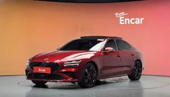 2021 Genesis G70 Gasoline 3.3T 4WD, красный — фото 1