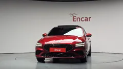 2021 Genesis G70 Gasoline 3.3T 4WD, красный — фото 3