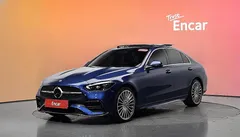 2022 Mercedes-Benz C-Class C300 AMG Line, синий — фото 1