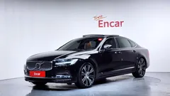 2021 Volvo S90 B6 AWD Inscription, чёрный — фото 1