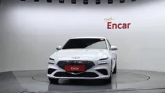 2023 Genesis G70 Gasoline 2.0T 2WD, белый — фото 3