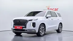 2022 Hyundai Palisade Diesel 2.2 4WD, белый — фото 1