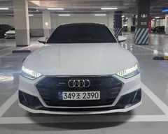 2021 Audi A7 45 TDI Quattro Premium, белый — фото 3