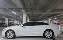 2021 Audi A7 45 TDI Quattro Premium, белый — фото 4