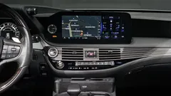 2021 Lexus LS 3.5 Luxury AWD, серо-серебристый — фото 14