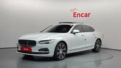 2023 Volvo S90 B6 AWD Ultimate Bright, белый — фото 1