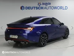 2021 Hyundai AVANTE 1.6 Turbo N Line, синий — фото 2
