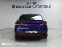 2021 Hyundai AVANTE 1.6 Turbo N Line, синий — фото 4