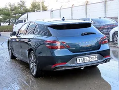 2023 Genesis G70 Gasoline 2.0T 2WD, синий — фото 3