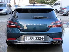 2023 Genesis G70 Gasoline 2.0T 2WD, синий — фото 4