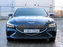 2023 Genesis G70 Gasoline 2.0T 2WD, синий — фото 11