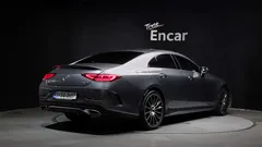2021 Mercedes-Benz CLS-Class CLS450 4MATIC AMG Line, серый — фото 2