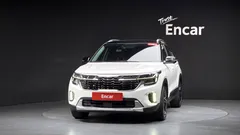 2023 Kia Seltos Gasoline 1.6 Turbo 2WD, белый — фото 3