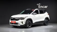 2023 Kia Seltos Gasoline 1.6 Turbo 2WD, белый — фото 13