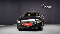 2023 Genesis G70 Gasoline 2.0T 4WD, чёрный — фото 3