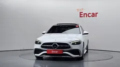 2023 Mercedes-Benz C-Class C300 4MATIC AMG Line, белый — фото 3