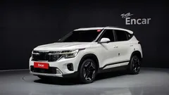 2023 Kia Seltos Gasoline 2.0 2WD, белый — фото 1