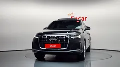 2021 Audi Q7 45 TDI Quattro Premium, чёрный — фото 3