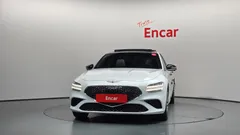 2021 Genesis G70 Gasoline 3.3T 4WD, белый — фото 3