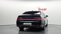 2021 Genesis G90 5.0 AWD, синий — фото 4