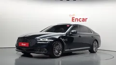 2021 Genesis G90 5.0 AWD, синий — фото 12
