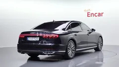 2021 Audi A8 60 TFSI Quattro LWB, синий — фото 2