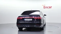 2021 Audi A8 60 TFSI Quattro LWB, синий — фото 4