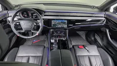 2021 Audi A8 60 TFSI Quattro LWB, синий — фото 7