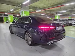 2022 Mercedes-Benz C-Class C300 AMG Line, синий — фото 2
