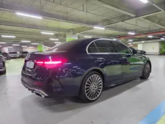 2022 Mercedes-Benz C-Class C300 AMG Line, синий — фото 3
