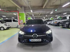 2022 Mercedes-Benz C-Class C300 AMG Line, синий — фото 4