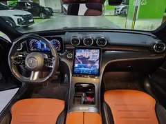 2022 Mercedes-Benz C-Class C300 AMG Line, синий — фото 7