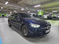 2022 Mercedes-Benz C-Class C300 AMG Line, синий — фото 13