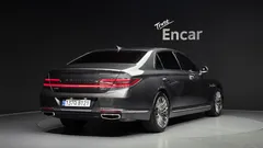 2021 Genesis G90 3.3 T AWD, серый — фото 2