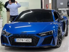 2021 Audi R8 5.2 V10 Performance Coupe, синий — фото 13