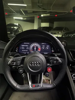 2021 Audi R8 5.2 V10 Performance Spyder, чёрный — фото 4
