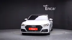 2021 Audi A7 45 TDI Quattro Premium, белый — фото 3