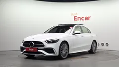 2022 Mercedes-Benz C-Class C300 AMG Line, белый — фото 1
