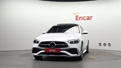 2022 Mercedes-Benz C-Class C300 AMG Line, белый — фото 3