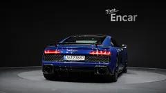 2021 Audi R8 5.2 V10 Performance Coupe, синий — фото 4